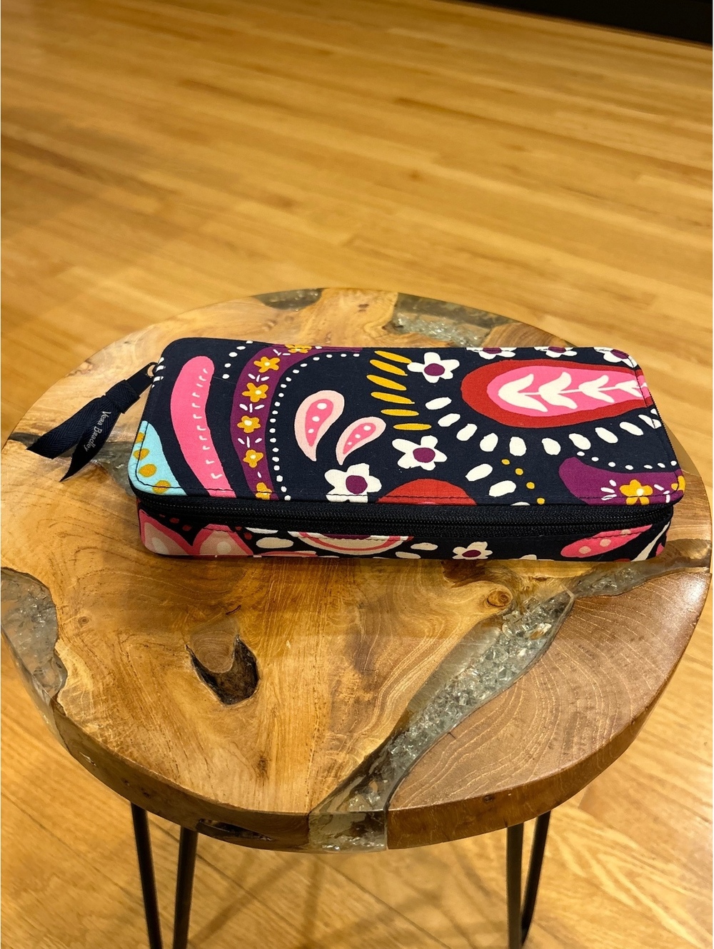 Vera Bradley Travel Pill Case in Poppy Fields Premium Cotton